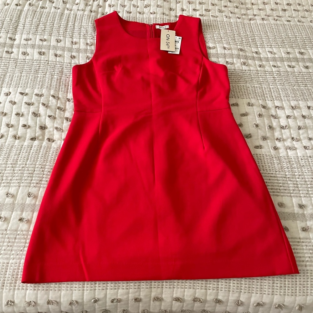 Women's Double-Weave Red Sheath Dress *NWT*